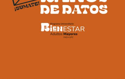 Invitación a formar parte de la BASE DE DATOS del Programa BIENESTAR para Adultos Mayores de FAD- UPC