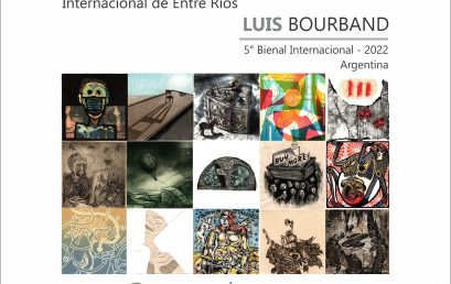 Se inauguró la Expo “Mini Print” Internacional de Entre Ríos. Luis Bourband