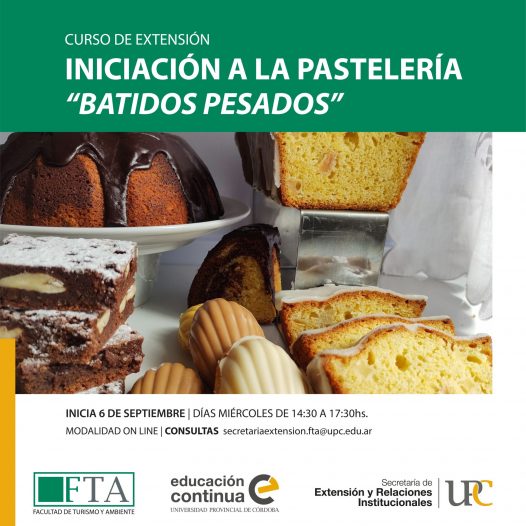 Iniciación a la Pastelería “Batidos Pesados”