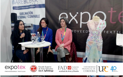 Docentes de la Escuela Spilimbergo (FAD) participaron en EXPOTEX 2023