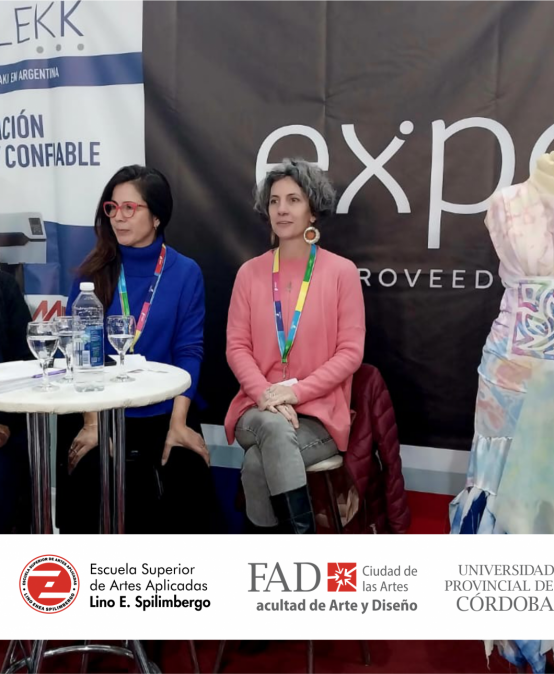 Docentes de la Escuela Spilimbergo (FAD) participaron en EXPOTEX 2023