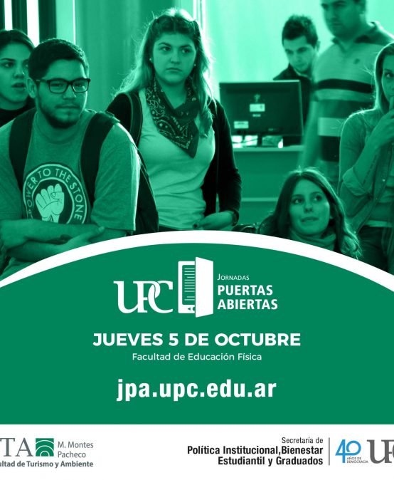 Facultad de Turismo y Ambiente-UPC: El jueves 5 de octubre vení a la Jornada de Puertas Abiertas